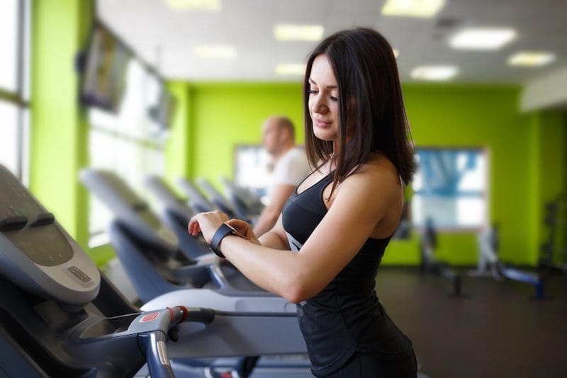 Student on Treadmill at The Fitness Group