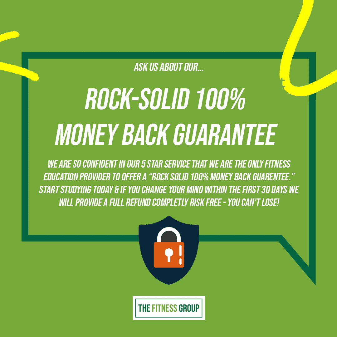 Fitness Instructor Money Back Guarantee