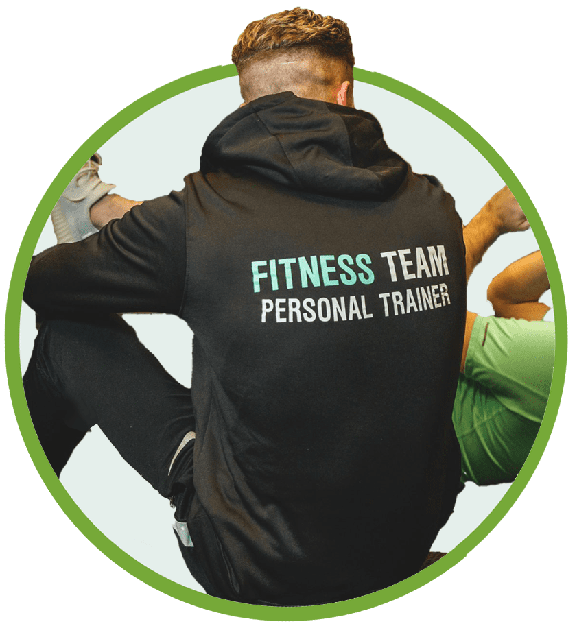 Personal Trainer Course Student with Client